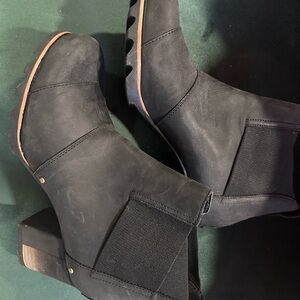 Sorel Black Ankle Boots